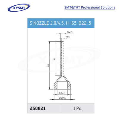 250821 S NOZZLE 2.0-4.5 H=65 B22 5 cho Ersa Chiếc phụ tùng máy hàn