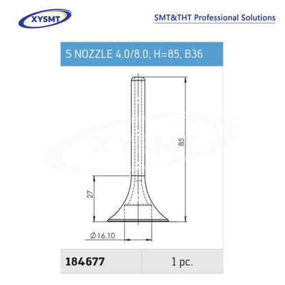 184677 S NOZZLE 4.0-8.0 H=85 B36 cho Ersa Chiếc phụ tùng máy hàn